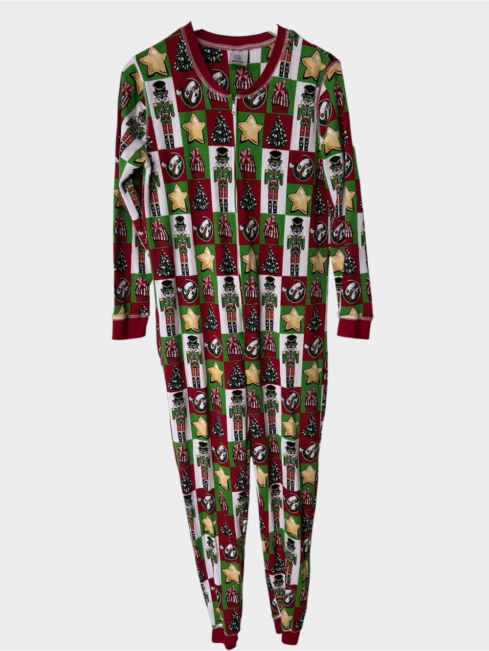 Buc-ees Nutcracker Thermal One Piece 
Unisex Size Large Christmas Holiday